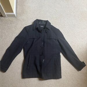 Men’s Black Plaid Jacket